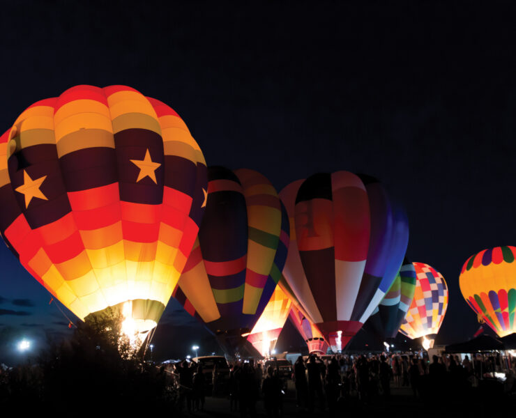 UP, UP AND AWAY While hot-air balloon events can be found all across the Lone Star State, the cities of Abilene, Canton, Longview, and Plano go all out and up each year. | iStock/ Getty Images