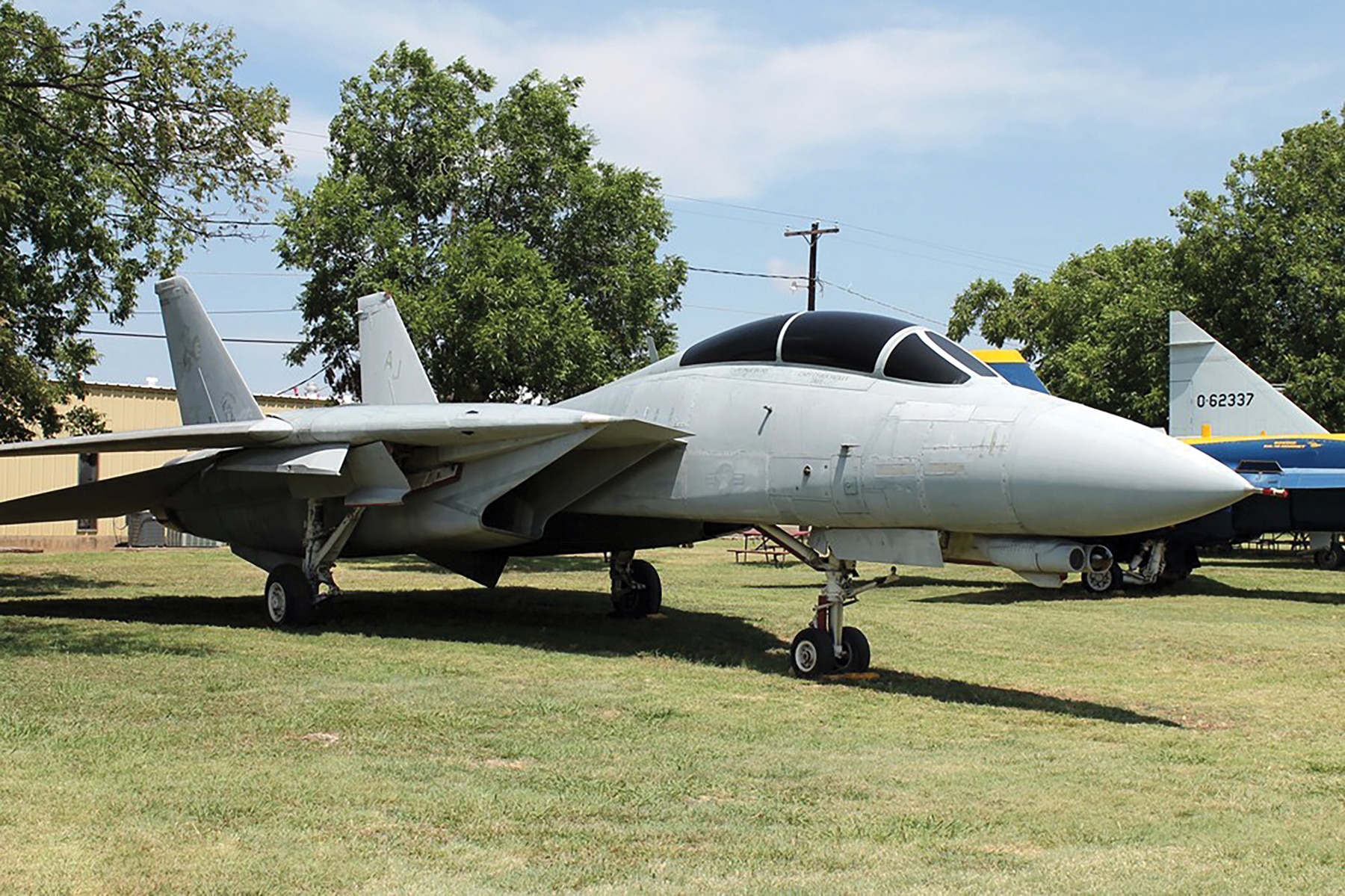 TOP GUN Perhaps the most widely recognized Navy fighter, thanks to its starring role in Top Gun, the F-14 Tomcat served as an advanced interceptor and air superiority fighter. | Courtesy Fort Worth Aviation Museum